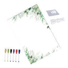 1 Set of Rewritable Message Board Memo Board Versatile Memo Board Dry Erase Calendar for Wall Calendar Dry Erase Acrylic Transparent
