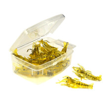 Shrimp Baits Hook Soft Shrimp Fishing Lures, 10 Pcs Soft Plastic Simulation Lures