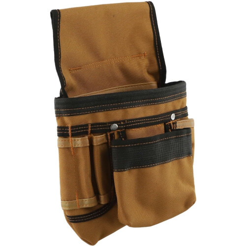 Tool belt with adjustable suspenders, detachable pouches, adjustable tool pouch with removable (C) 1