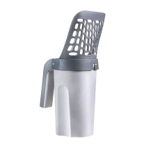 Cat Litter Scoop with BuiltIn Trash Can, Large Capacity Shovel for Easy Cat Litter Cleaning