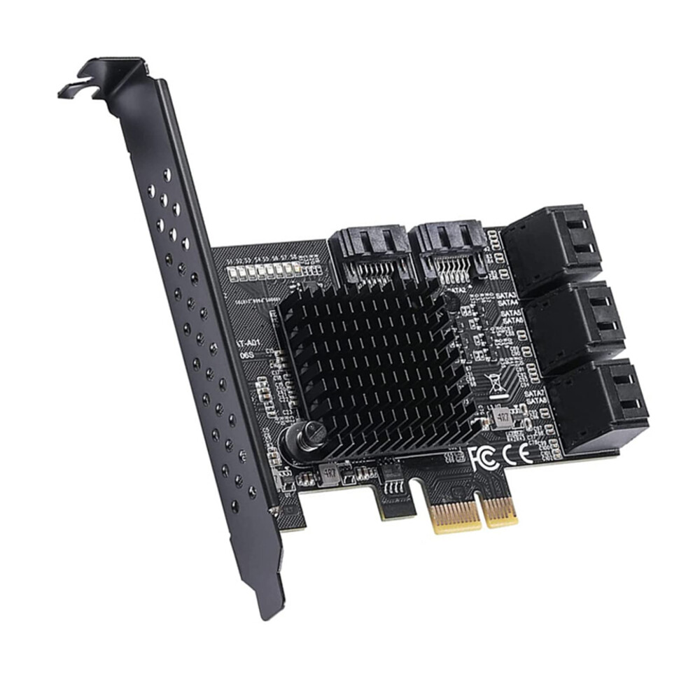 Pcie To Sata3.0 Controller Expansion Board 8Port Sata3.0 Card For Pcie 1X/2X/4X/8X/16X Interface Adapter Board 9199774654937