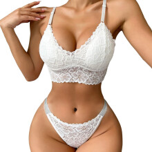 Sexy Lingerie Set for Women, 5Piece Garter Belt, Underwire Bra and Panty Set, SXXL