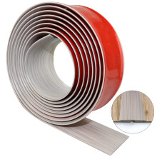 Transition Profile SelfAdhesive Vinyl Transition Strip Wood Grain Cover Strips (Grey, 300x5cm)