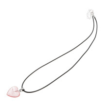 Valentine's Day Love Necklace Collar with Heart Necklace Crystal Heart Necklace