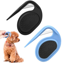 Pet Dematting Combs, Knotting Comb Pet Grooming Tool, Cat Comb Dog Hair Removal Brush2pcs
