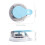 Precision Corner Rounder Cutter Tool for Cutting,-light blue 4