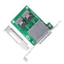 Professioneller Adapter 2 Port Small SFF-8088 auf 36Pin SFF-8087