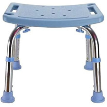 Shower Stool, Portable, Lightweight Aluminum, Height Adjustable, 150 Kg, For Elderly, Seniors, Disabled