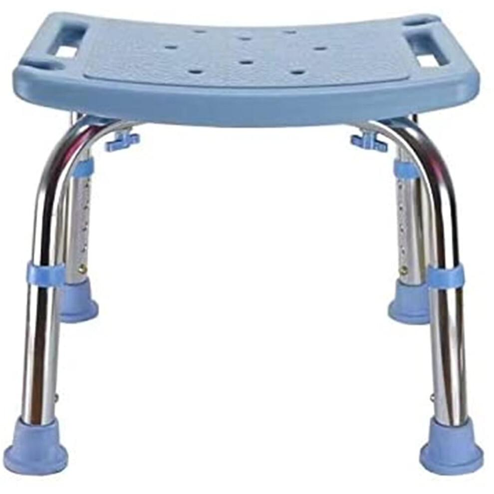 Shower Stool, Portable, Lightweight Aluminum, Height Adjustable, 150 Kg, For Elderly, Seniors, Disabled