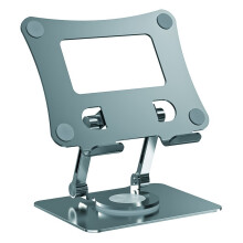 Moderner Tablet-Ständer aus Metall für den Schreibtisch,-grau