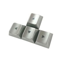 Capuchons de touches de clavier-Touches de direction argentées