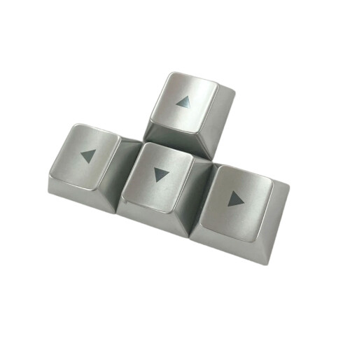 Capuchons de touches de clavier-Touches de direction argentées