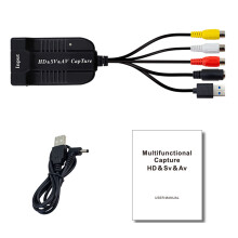 USB-Mehrkanal-Videoaufnahmekarte, multifunktionaler Hochkonverter