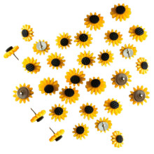 thumbtack decoration painter's fabric office supplies covering map sunflower push pins