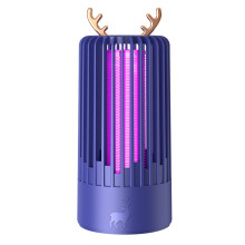 Eliminatore di insetti elettrico, scaccia-insetti da interni con luce blu-violetta, controllo silenzioso dei parassiti per il tuo rifugio