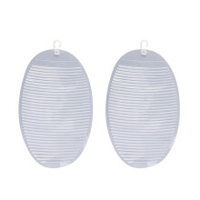 Compact Washboard with Waves Massage Texture for Baby Clothes Suitable, Non-slip Durable Stain Removal Aid for Hand Washing Clothes, Perfect for Trave