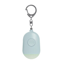 Persoonlijk alarm, noodalarm met LED-flitslicht, compact ontwerp, gebruiksvriendelijk, draagbaar voor vrouwen, mannen, kinderen en ouderen (1 stuk)
