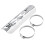 Protetor térmico universal para escapamento, resistente à corrosão, com isolamento térmico universal e acabamento resistente à ferrugem, com 1