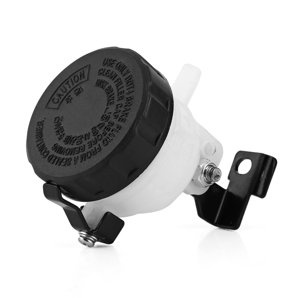 Easy To Install Motorcycle Brake Fluid Bottle Uni Fitment High-Quality Plastic Mat Rational Design No Oil Leak With Bracket Replaces Oem Part 9190834521725