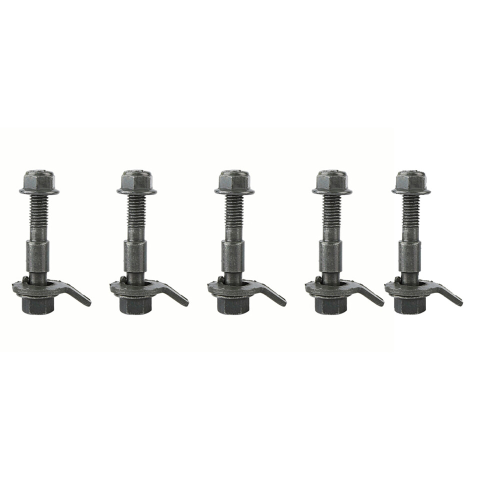Vehicle Cam Bolt Kit Adj Camber Correction Uni Fitment High-Quality Steel Mat Lightweight Threads Lock Onto Nut Precise Adjustment Eliminates Tire 9190834521824