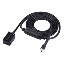 Dispositivo multifuncional Plug and Play, cabo com conector de 3,5 mm, adaptador de interface auxiliar para rádio de áudio automotivo BMW