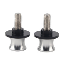 10mm CNC Silberne Motorrad-Schwingenarm-Spindeln für Hinterwagenständer AU