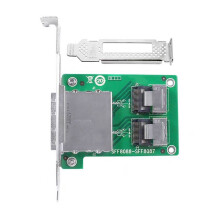 Double petit adaptateur SFF-8088 à SFF-8087, transfert de 6Gbps