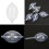 Oval Bubble Float for Freshwater Angling, Transparent Design with Internal Water Chamber, Adjustable Casting Weight Quick Water Entry Technology, 5