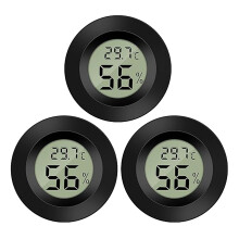 Pack Reptile Thermometer Hygrometer, Digital hygrometer thermometer Gauge for Lizards,Spiders, Tortoises and Indoor Greenhouse