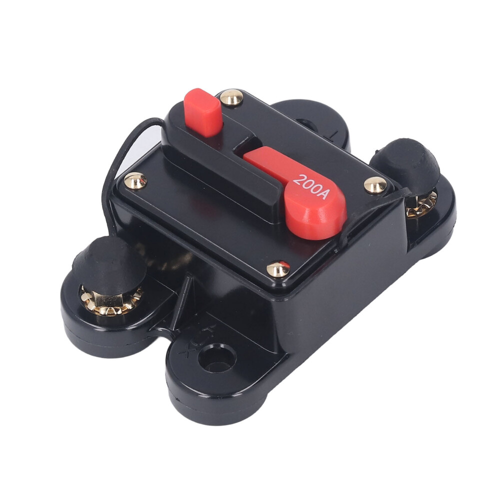 Safety Switch For Vehicle Motor, Push Button Reset Circuit Breaker With Overcurrent Protection For Dc 12-48V Systems, Protects Electrical Appliances 9433291558904