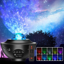 Space Odyssey, sterrenprojector met 10 kleuren melkweglicht en timer, decoratief nachtlampje