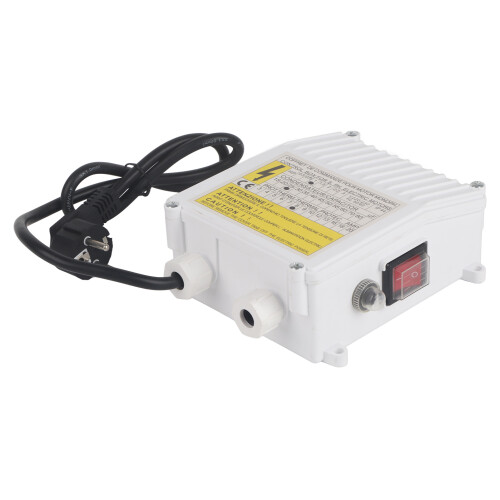 Household Pump Controller for Deep Well Pump, ABS Material Enclosure with Thermal Circuit Breaker Safety System, Efficient Pump Control Box for