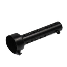 Exhaust Universal Muffler 35 mm / 42 mm / 45 mm / 48 mm / 60 mm Motorcycle Exhaust Silencer Made of Iron Silencer Adjustable (4.5' Long Black)