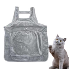 Cat Apron Carrier, Pet Carrier Apron Adjustable Cat Carrier Bag Cat Carrier Washable Sleeping Bag for Pets, Sleeping Bag for Small Cats and Dogs
