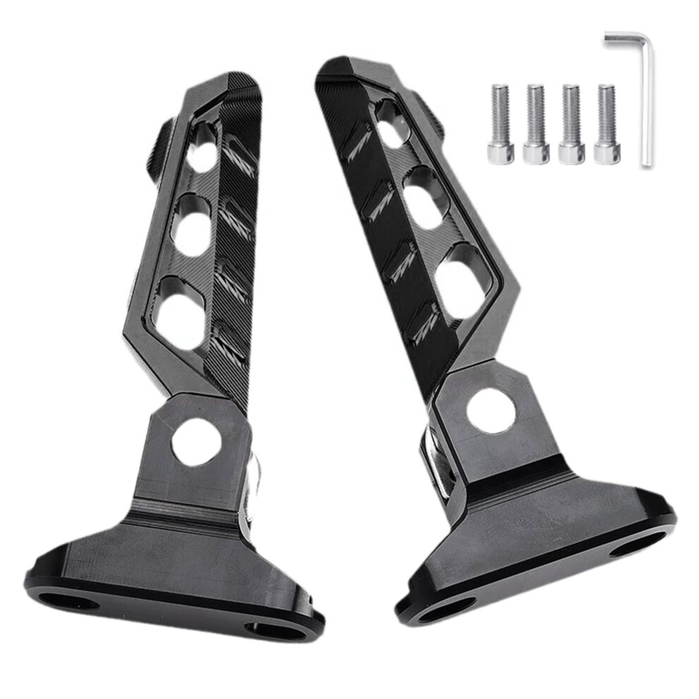 Spaceefficient Folding Footpegs, Compact Folding Footrest To Improve Ride F400t Black 9365049845519