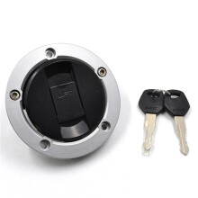 Motorcycle fuel tank cap lock with 3 holes and key for Suzuki GSX1300R Hayabusa BKing BK1300 SFV650 Gladius GSX1250 GSX650F Ref: 5169