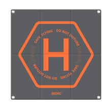 BRDRC 50cm Drone Landing Pad, Foldable, Waterproof, Helipad for DJI Mini 4 Pro/Air 3/Mavic 3/FPV 50x50cm