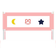 Bed Rails For Toddlers, King Size Bed Compatible, Vertical Lifting With Double Lock, OneSided Pink Bed Rail, 2m