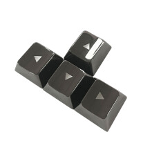 Zinc Alloy Metal Keycap Set For WASD-Black Direction Keys