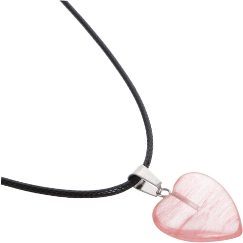 Heart Necklace with Beaded Pendant 1