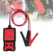 12V Relay Tester, Black and Red Tester, LED Indicator, Compact 13x7x3cm