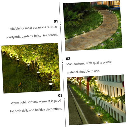 solar LED string lights backyard lamp solar outdoor wall light exterior solar lights 1