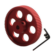 2GT Katrol 80 Tanden 5mm Boring 80T Distributieriem Katrol-Rood