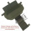 Tactical Drop Dangler Pouch,Molle Admin Dump Pouch Utility Organizer Bag,Grey 3