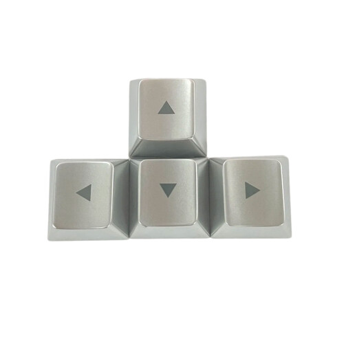 Jeu de capuchons de touches-Touches de direction argentées