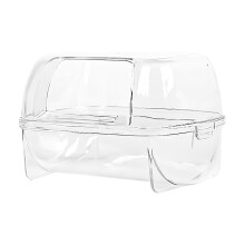 Hamster Sand Pit Small Animal Sand Bath House Transparent Sand Bath Box Pet Friendly Modern Minimalist Ha Design