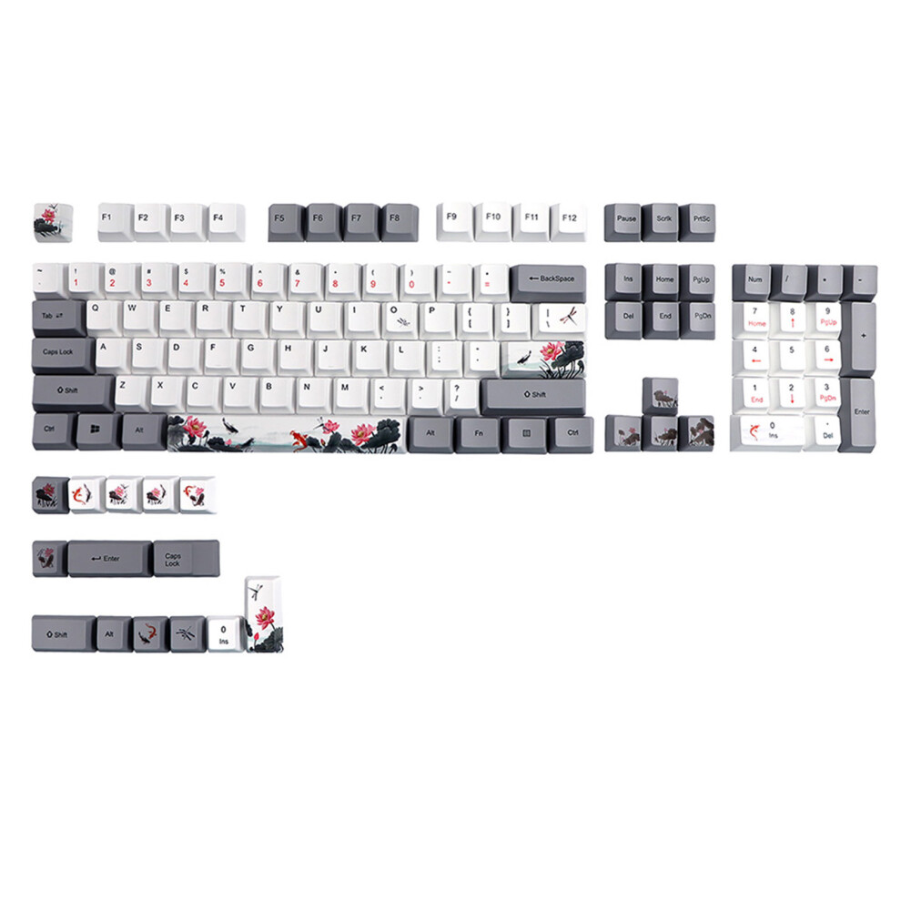 118Pcs Keycaps Nobori Carp Oem Keycap Dye Sublimation For 7732000476815