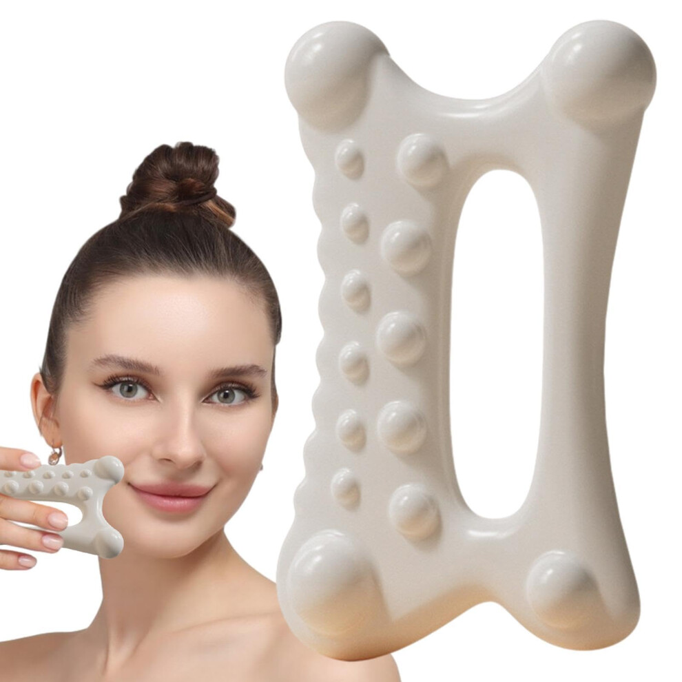 Gua Sha Tool OneHand Scraper Made Of Natural Resin Scraping Tool Portable Skin Care Muscle Relief AntiAgeing Stone