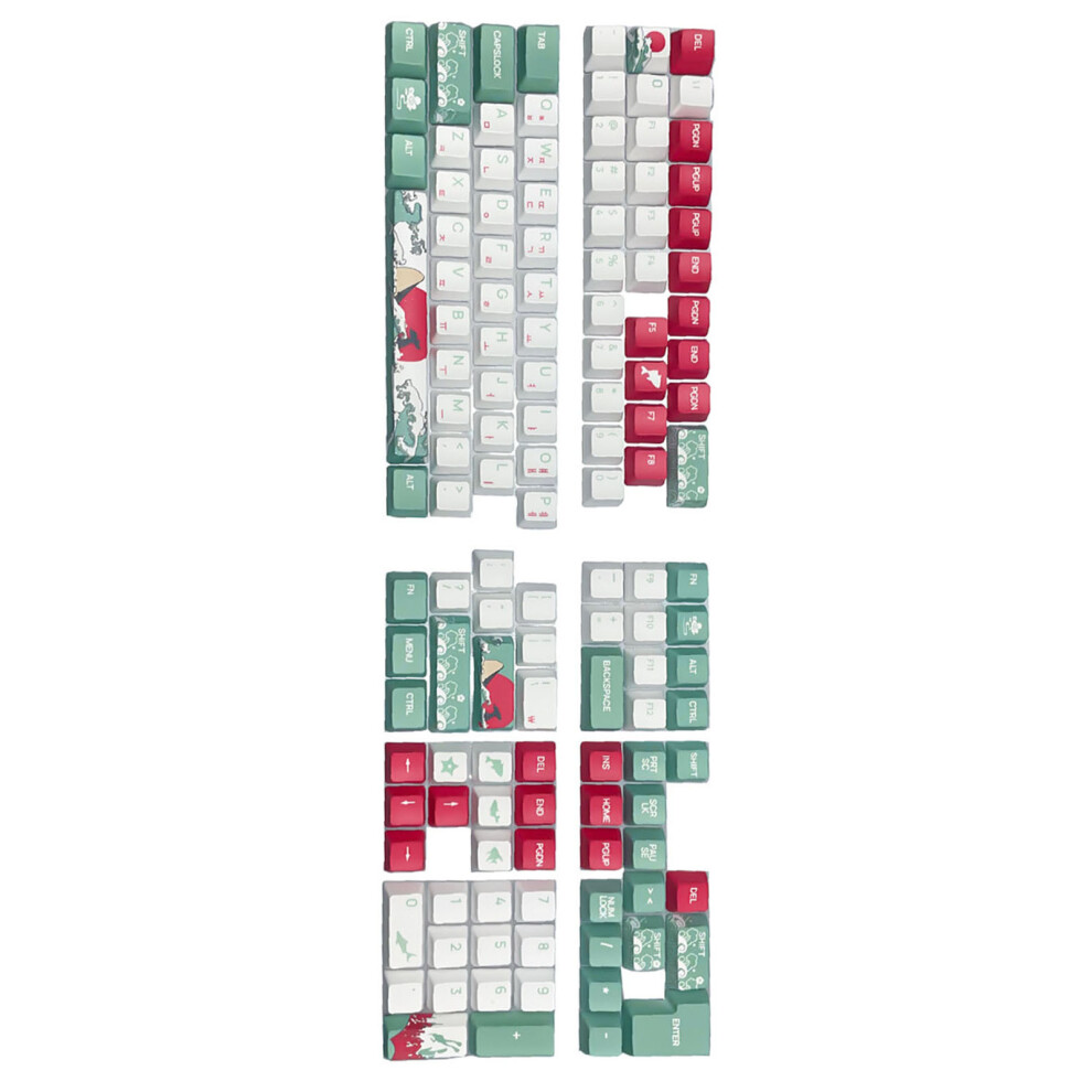 Ergonomic Xda/Oem Profile Keycaps Sea Theme Korean-Xda Coral 7732000478109