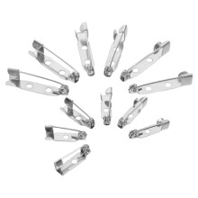 200Stk Metall-Broschennadeln Mit Sicherheitsverschluss Für DIY-Schmuck